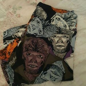 Lularoe Halloween Wolfman Leggings OS